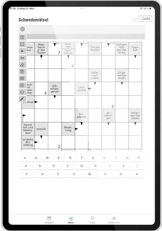 ePaper Rätselseite
