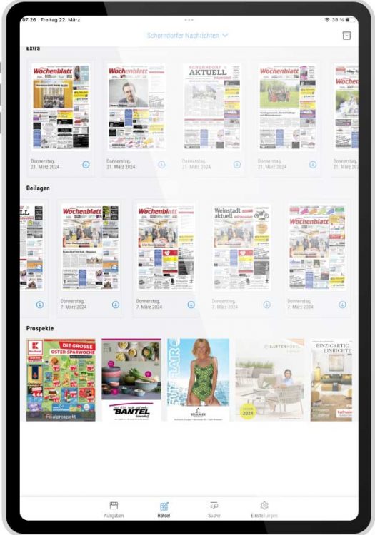 ePaper Beilagen